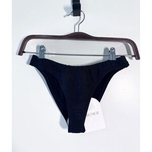 Rumer the Label ROSA BIKINI‎ PANT Black Swim Bottoms L